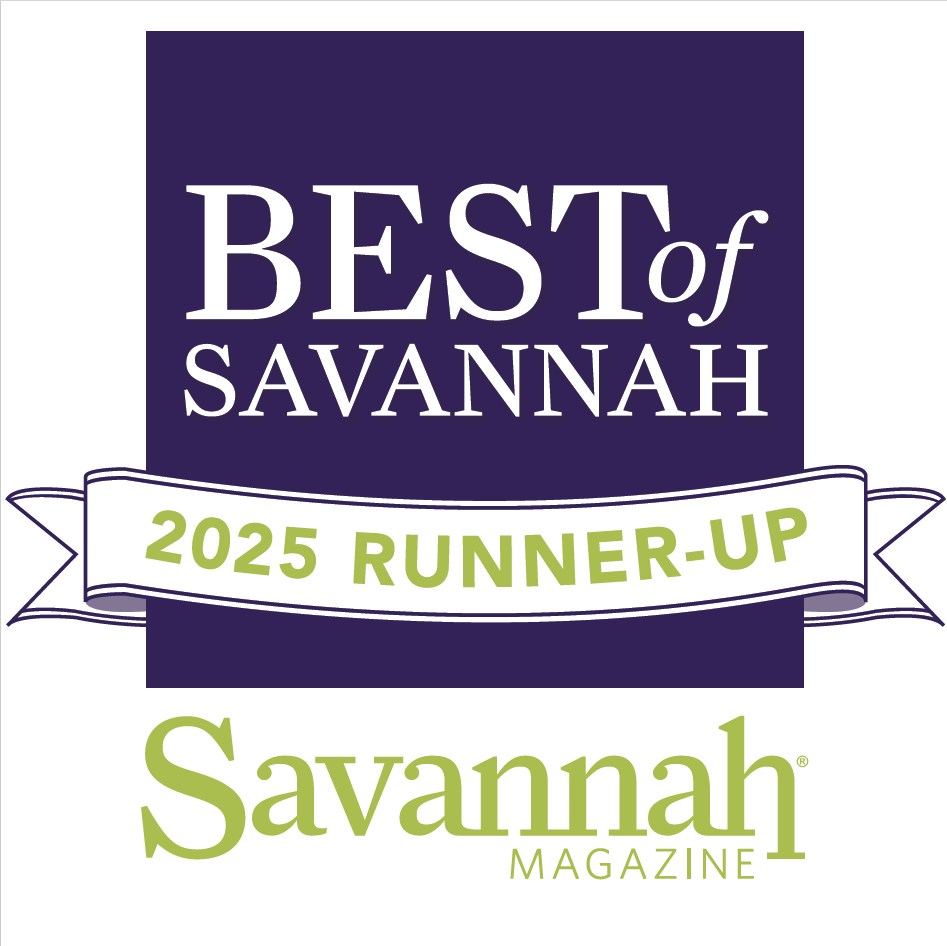 Savannah Magazine Best of 2025 runner up ribbon