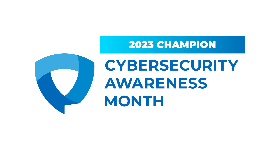Cybersecurity Awareness Month 2023 Champion badge