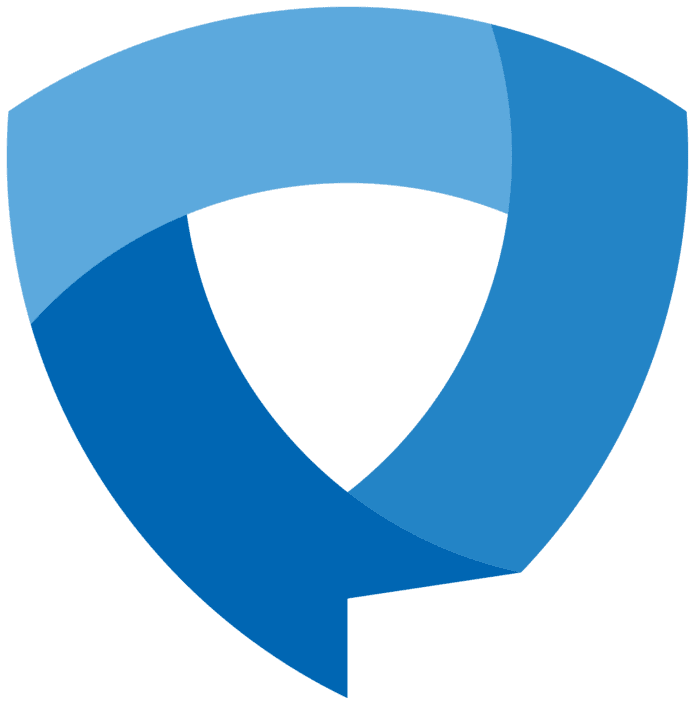 Cybersecurity Awareness Month blue shield logo