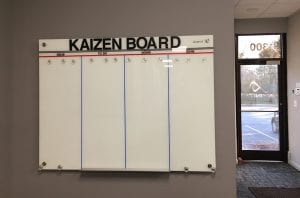 Kaizen board - how to cut down on business waste