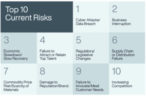 top 10 business risks