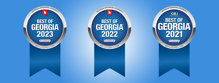 best of georgia award third year in a row