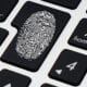 Fingerprint on keyboard for password manager benefits