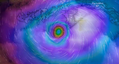 technology generated hurricane forecast