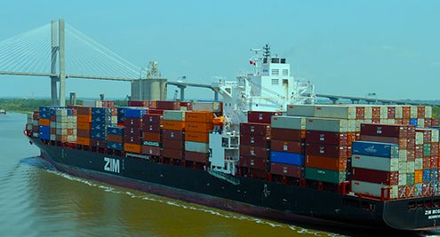 cargo ship coming to Savannah port shows supply chain challenges