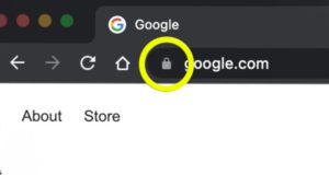 website padlock icon